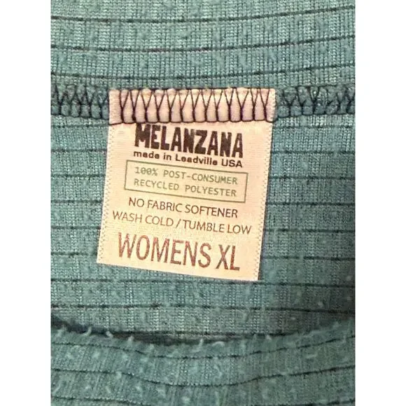 Nice Melly! Melanzana Teal Microgrid Fleece Hoodie - Picture 4 of 4